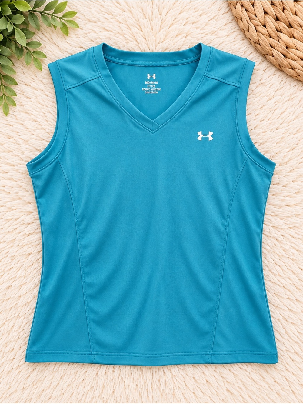 Under armour blue athletic top